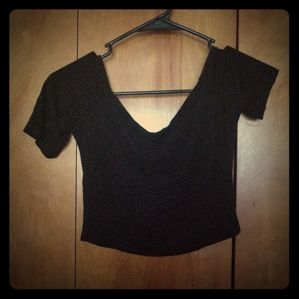 Off Shoulder Crop Top